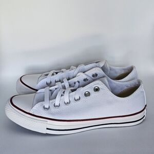 Womens All Star Ox Optical White W7652 Size 8